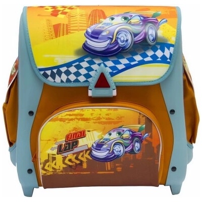 Livefy Racer aktovka Autá modrá oranžová