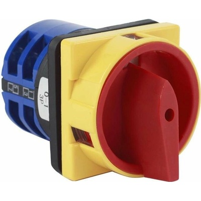 ELS Elektrotechnika Vačkový spínač 0-1 25A 3P, montáž do panelu, pro visací zámek, IP65 / LW25 0-1 3P TRG