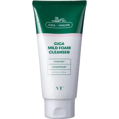 VT Cosmetics Cica Mild Foam Cleanser - Нежна почистваща пяна за лице 300мл