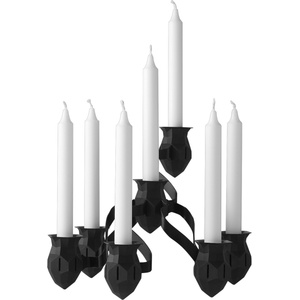 Muuto Свещник The More The Merrier черен (02052)