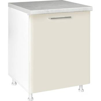 Matis Кухненски шкаф долен с една врата in mdf d60 1v бежов гланц