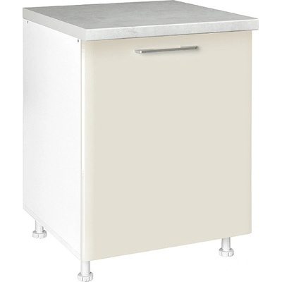 Matis Кухненски шкаф долен с една врата in mdf d60 1v бежов гланц