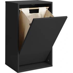 ReCollector Черен стенен кош за пране Laundry Box - ReCollector (100107BlackL)