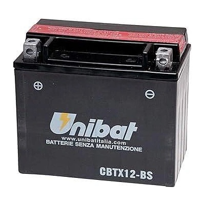 Unibat AGM 12V 10Ah left+ CBTX12-BS