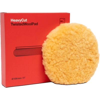 Koch Chemie Twisted Wool Pad - Полиращ диск от агнешка вълна 126mm (4604)
