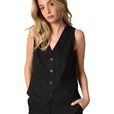 DEELUXE Елек Deeluxe Dilia waistcoat - Black (Black)