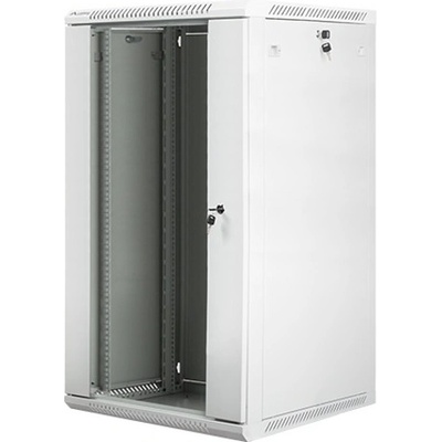 Lanberg Комуникационен шкаф Lanberg WF01-6622-10S, 19", 22U, 600 x 600 x 1085 mm, сив (WF01-6622-10S)