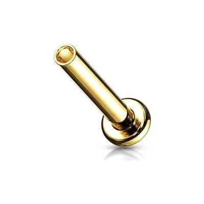 Šperky4U zlacená náhradní labreta vnitřní závit ND002GD-1206