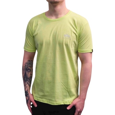 Basic T Small logo arctic lime tričko žlté