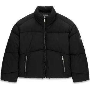 GUESS Късо зимно капитонирано яке с висока яка Guess