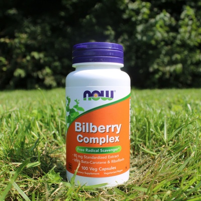 Now Foods Bilberry complex 80 mg x 100 rostlinných kapsúl