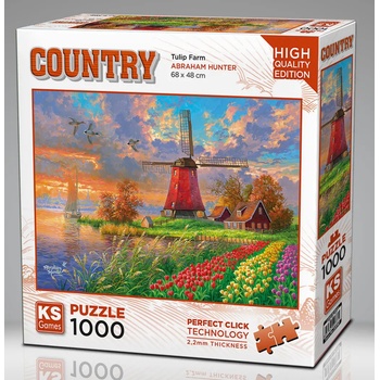 KS Games - Puzzle Tulip Farm - 1 000 piese