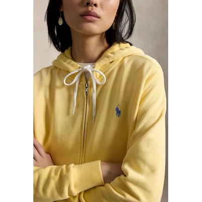 Ralph Lauren Суичър с цип и качулка дамски от памук (211971693)