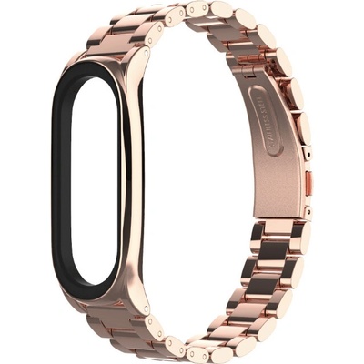 Xiaomi Mi Smart Band 8/9 náhradný náramok/remienok - BO chirurgická oceľ Rose zlatá MBSCZ-8BO008
