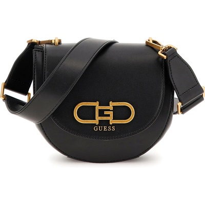 Guess taška FLEET MINI SADDLE crossbody HWVB8982770-BLA Černá