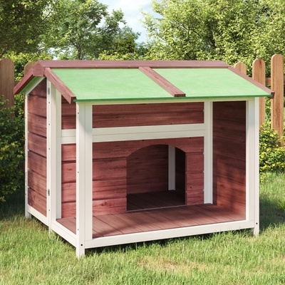 vidaXL Psí bouda moka 96 x 87 x 80,5 cm
