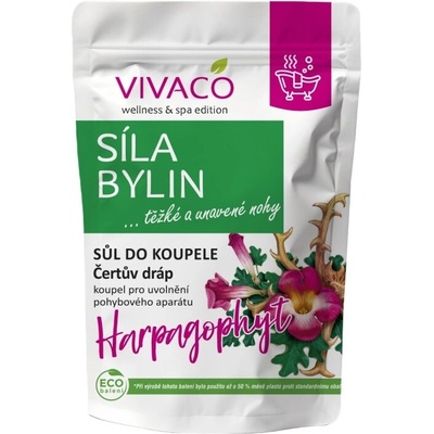 VIVACO Sůl do koupele Čertův dráp SÍLA BYLIN 1000 g