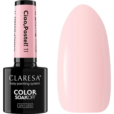 Claresa Hybridní lak Ciao Pastel 11 5ml Mléčná růžová