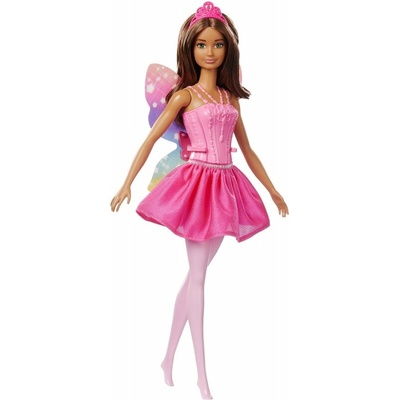 Mattel Barbie princezná balerína Hnedovlasá FWK88