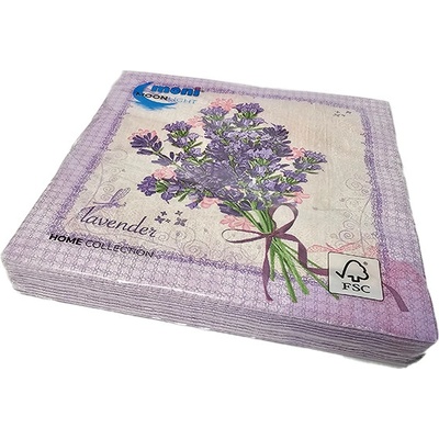 Moni Servítky Levanduľové 33x33cm 20ks