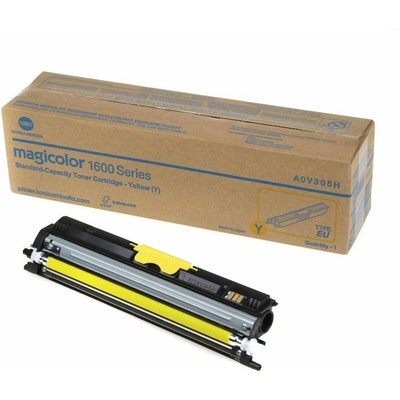 Konica Minolta A0V305H Оригинален тонер кит (жълт) (oml mc1600yw-1.5k 7827)