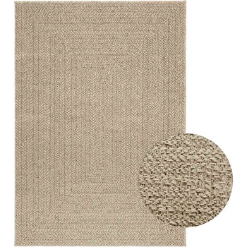 vidaXL Килим "ZIZUR", 120x170 см, визия юта, за закрито и открито (4010394)