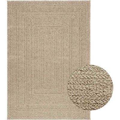 vidaXL Килим "ZIZUR", 120x170 см, визия юта, за закрито и открито (4010394)