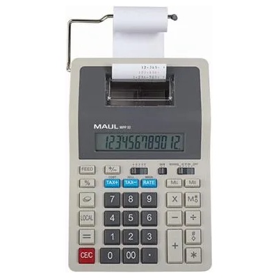 MAUL Калкулатор, лентов, 12 цифри, 2-цветен принтер, maul "mpp 32" 7272084 (7272084)