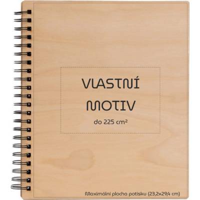 GEDEON Fotoalbum na fotorůžky 24x29 cm 40 stran Plywood GRAVÍR Rozměr: Rozměr do 225 cm2, Motiv gravíru: Vlastní motiv
