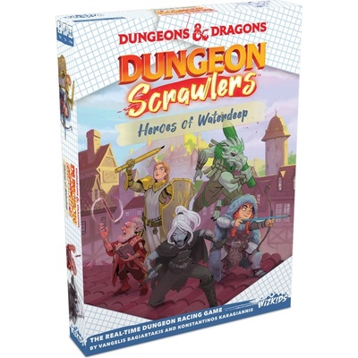WizKids Настолна игра Dungeons & Dragons - Dungeon Scrawlers: Heroes of Waterdeep - семейна