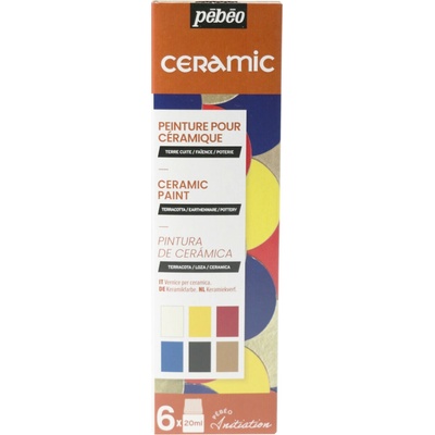 Pébéo Sada barev na keramiku Ceramic 6 x 20 ml – Zbozi.Blesk.cz