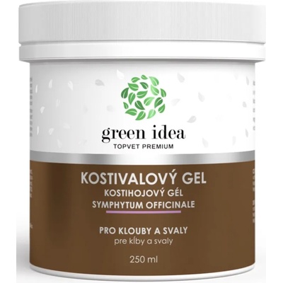 Green Idea Topvet Premium Kostivalový gel масажен гел за мускули и стави 250ml
