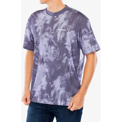 Salomon Canopy Ao Print Tee LC2520200 blue granite