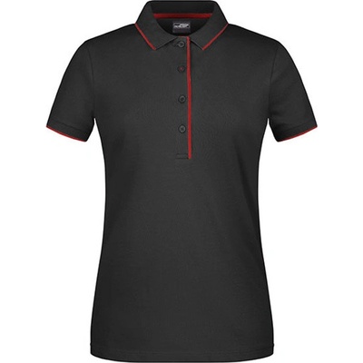 James&Nicholson Dámska polokošeľa JN727 Black