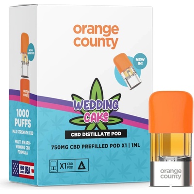Orange County CBD Prefilled Pod Wedding Cake, 1 ml