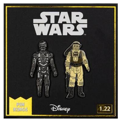 Numskull Odznak Star Wars C 3PO & Luke Skywalker Pin Kings