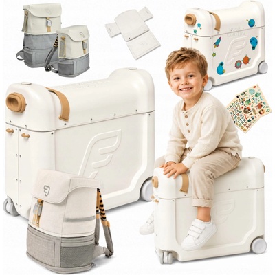 Cestovní sada Stokke JETKIDS Bundle V3 White kufr a batoh