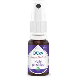 Deva Спокойни нощи, флорални есенции по метода на Бах №2, спрей 15 ml (777237 (152429DEVA))