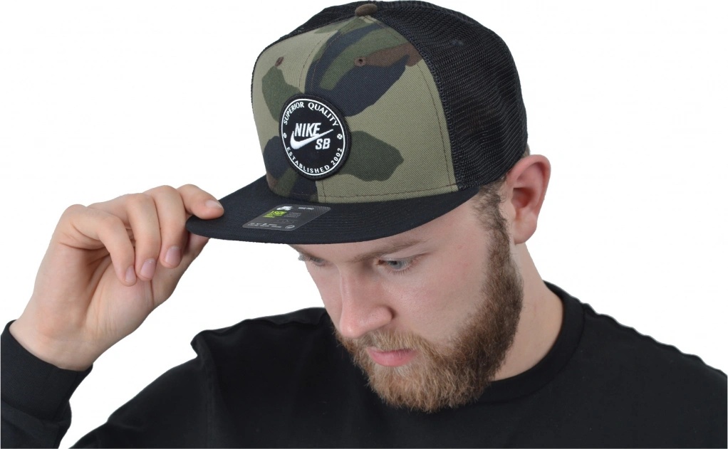 nike sb camo trucker hat