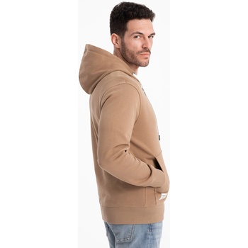 Ombre Clothing Кафяв мъжки основен суитшърт с цип и качулка Ombre Clothing Ombre Clothing | Kafyav | МЪЖЕ | S