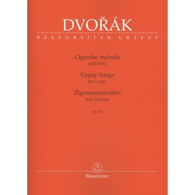 Dvořák - Cigánské melodie op. 55 pro hlas a klavír BA 10432 – Zboží Dáma