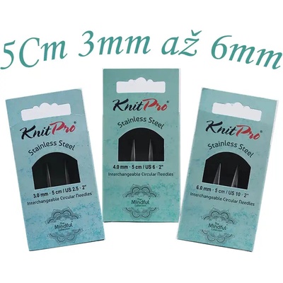 Knitpro Mindful Výměnné Jehlice 5Cm Průměr jehlic: 6 mm – Zboží Dáma