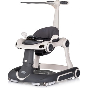 Chipolino Детска проходилка 5 в 1 Chipolino - Happy Walker, антрацит (PRHW02505AN) - baby Проходилка