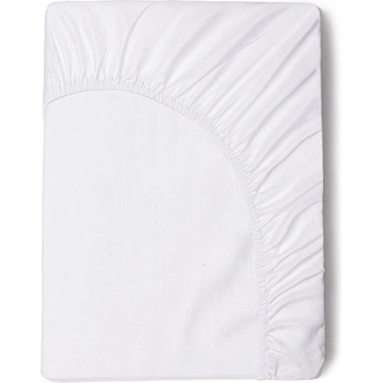 HIP Бял чаршаф от еластичен памучен сатен , 140 x 200 cm - HIP (0280.00.44)