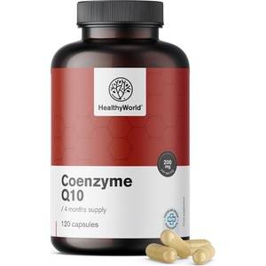 HealthyWorld Коензим Q10 200 mg - 120 капсули
