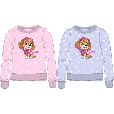Paw Patrol dievčenská mikina 52182494 svetlo ružová