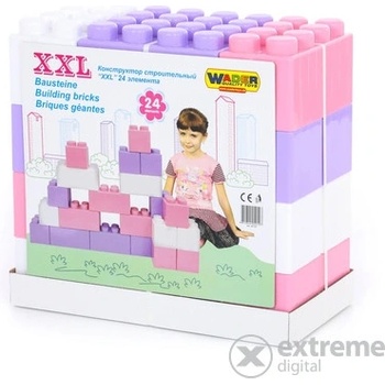 Wader veľké kocky XXL 24 ružová