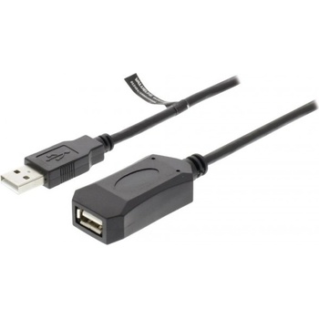 Valueline VLCRP6005 USB 2.0, A Male - A Female, 5m, černý