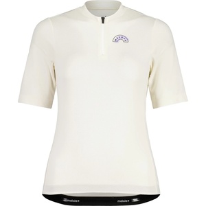 Maloja Дамска фланелка с къс ръкав за колоездене Maloja Women's ArlersteinM. Cycling jersey - Shaded White (156-3038-0313)