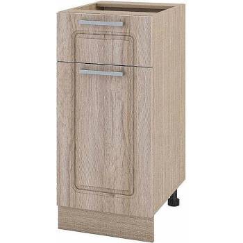 Image 1 of ИРИМ Долен кухненски шкаф с врата и чекмедже Сити МФ-Сонома-02-74 40 см ляв